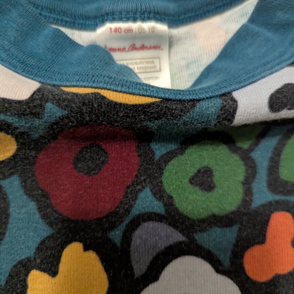Hanna Andersson Kids Pajama Set - Multicolor Floral - Picture 3 of 3